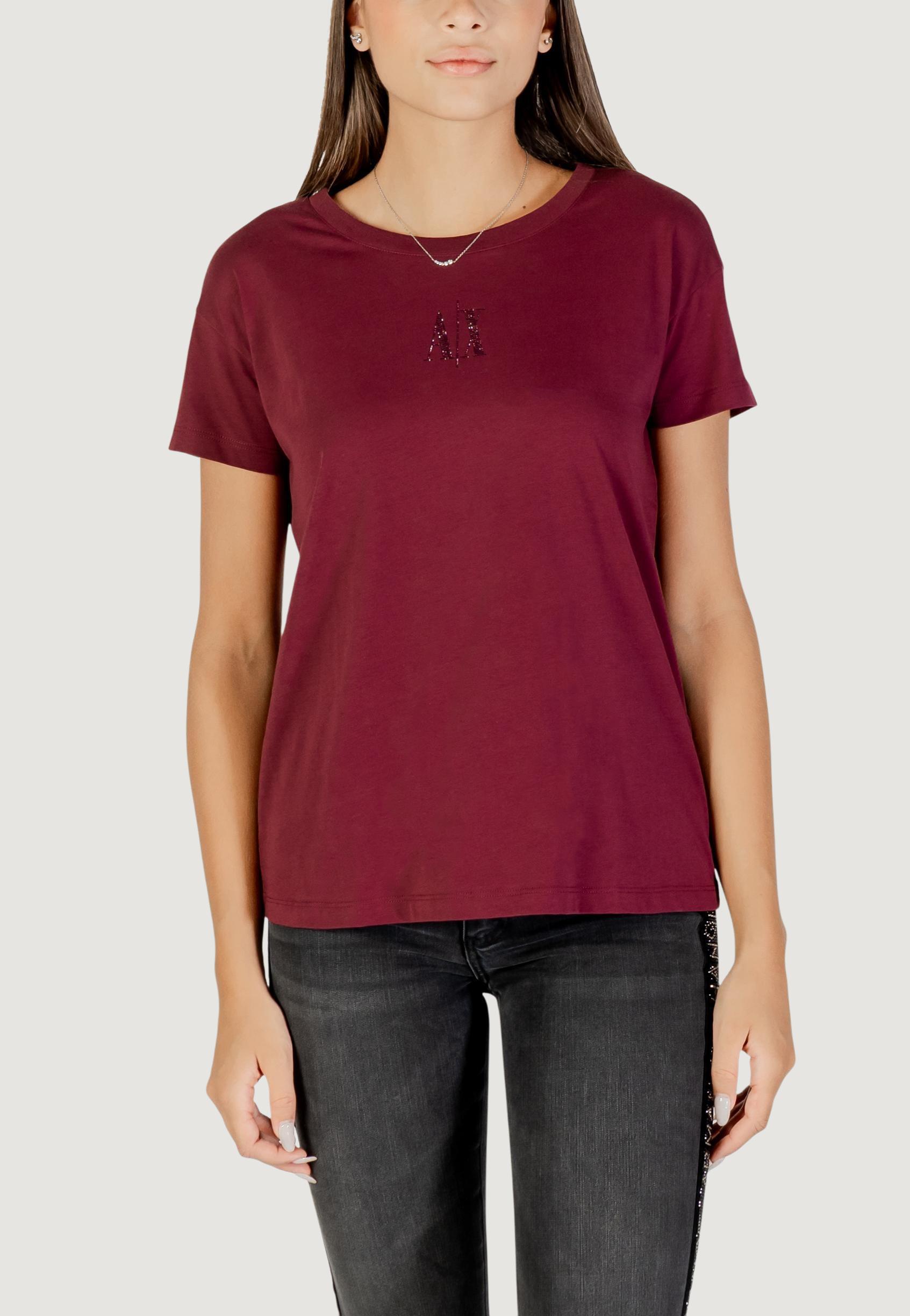 T-shirt Armani Exchange Bordeaux - Foto 2
