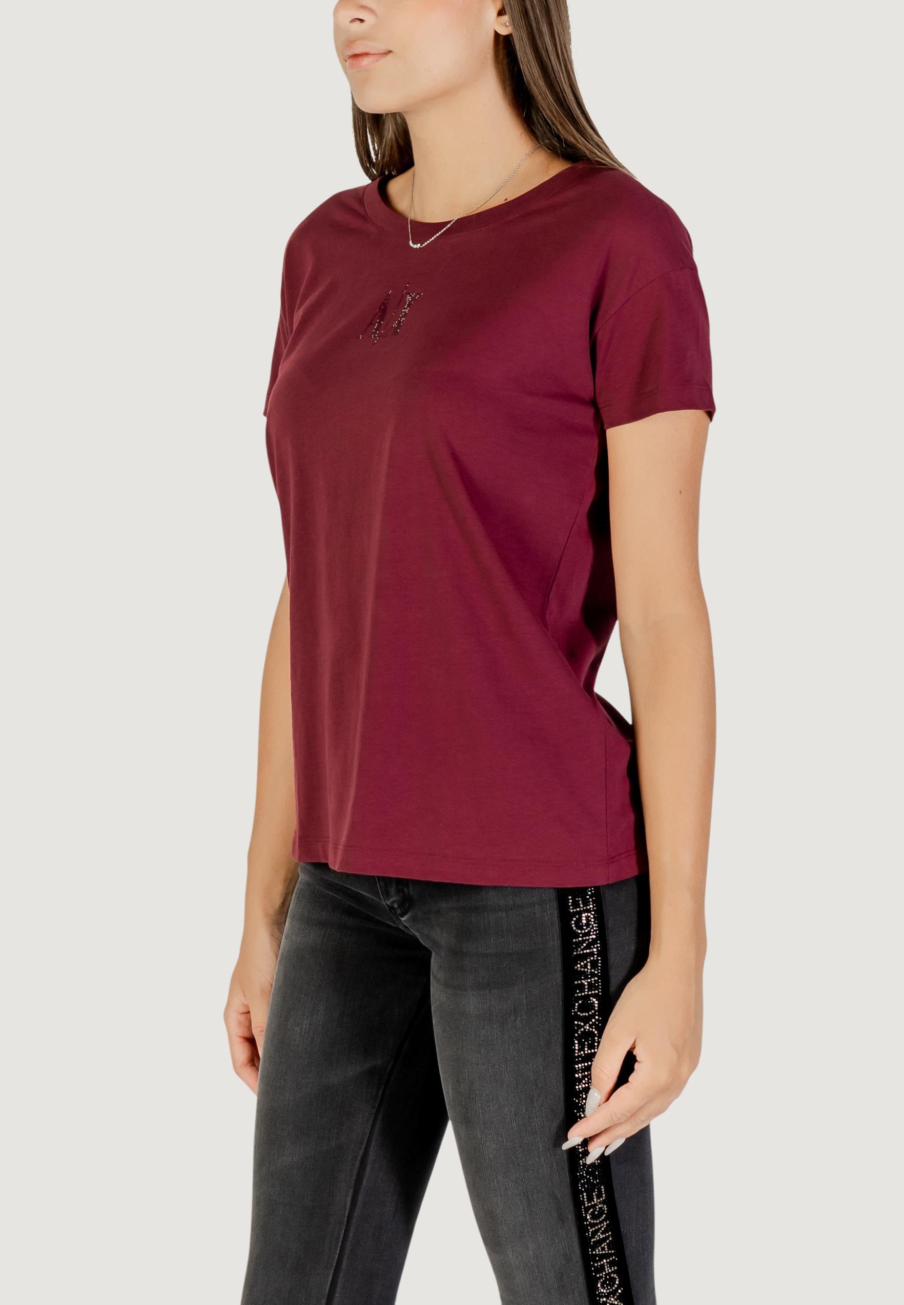 T-shirt Armani Exchange Bordeaux - Foto 4