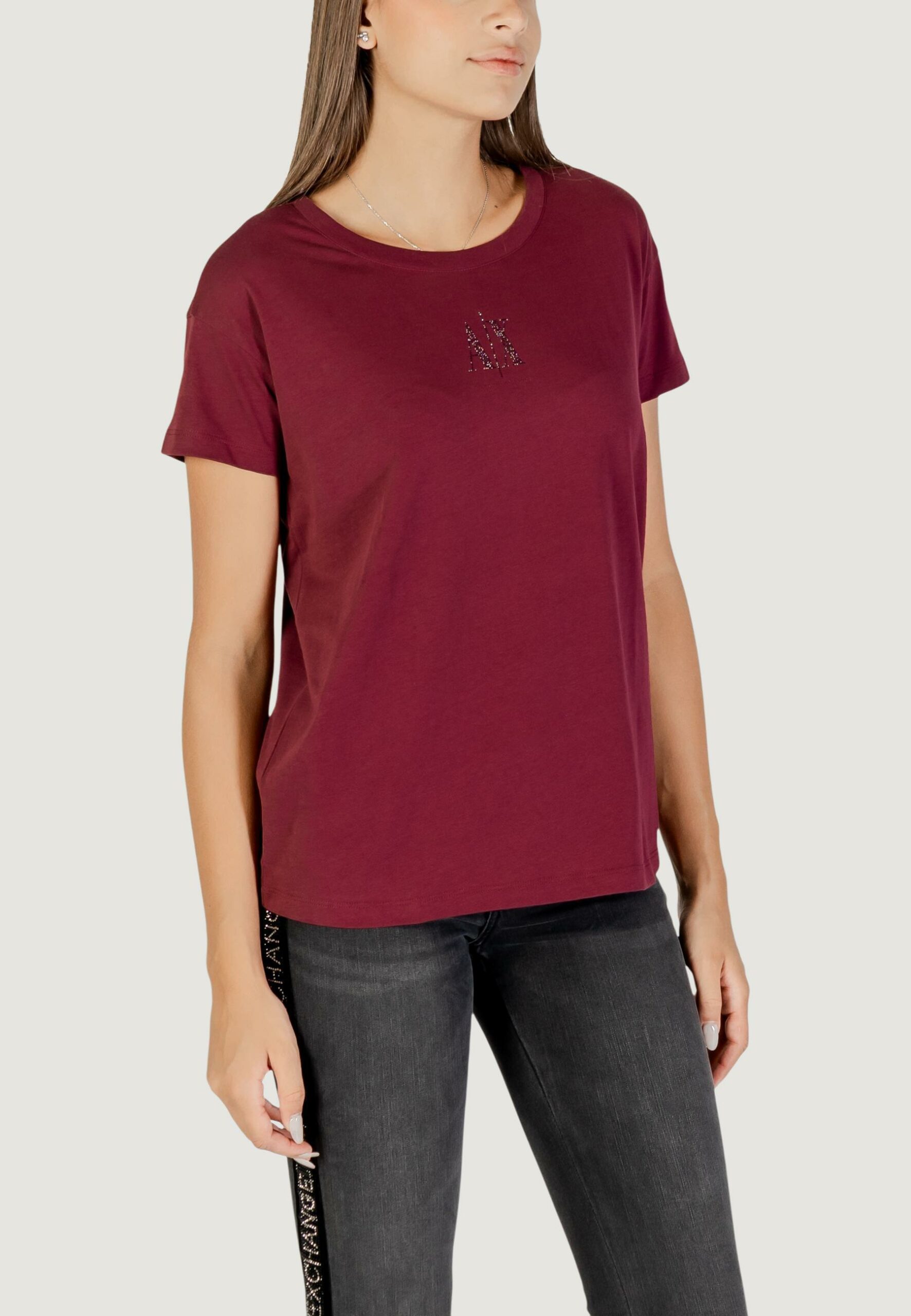 T-shirt Armani Exchange Bordeaux - Foto 3