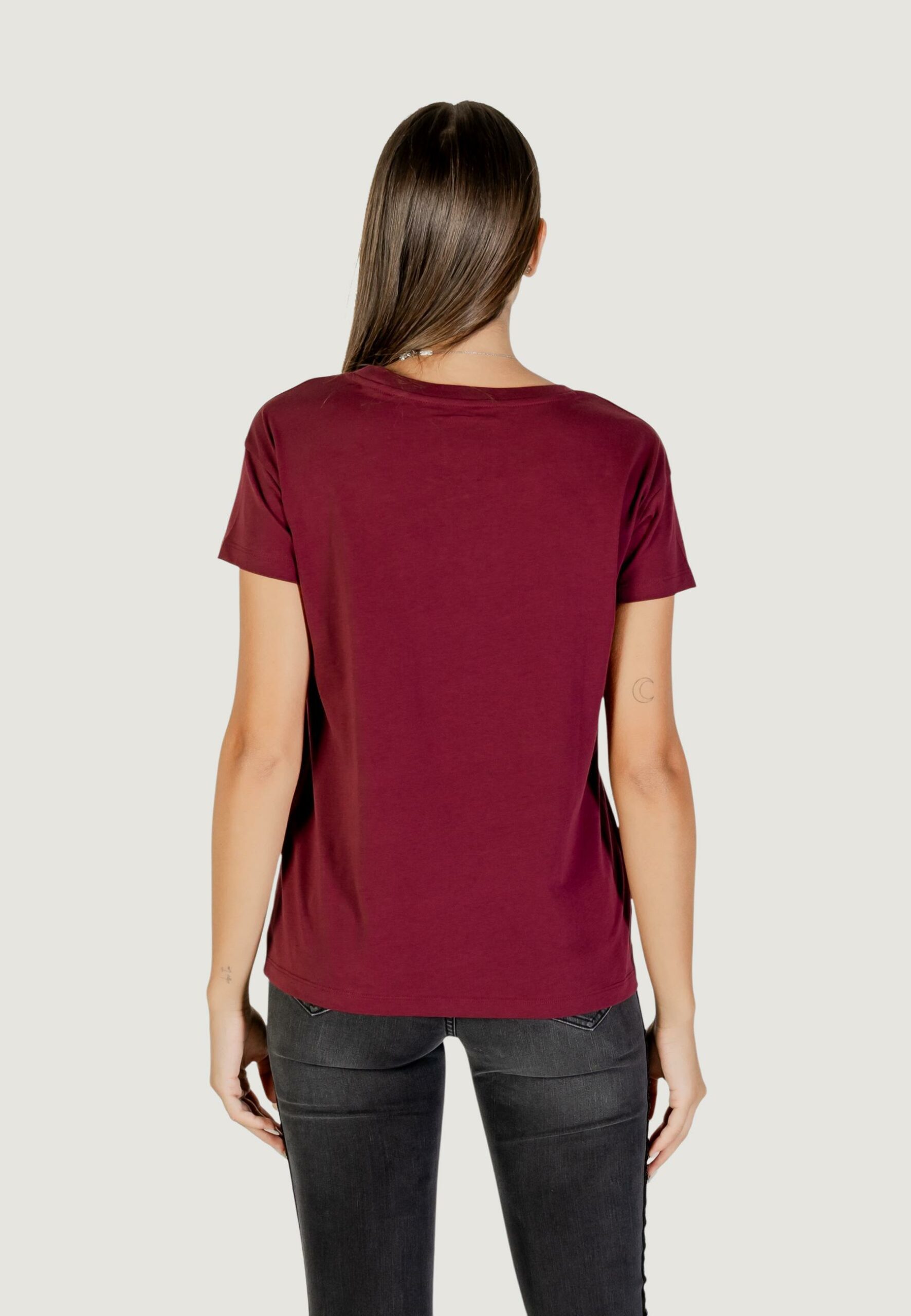 T-shirt Armani Exchange Bordeaux - Foto 5