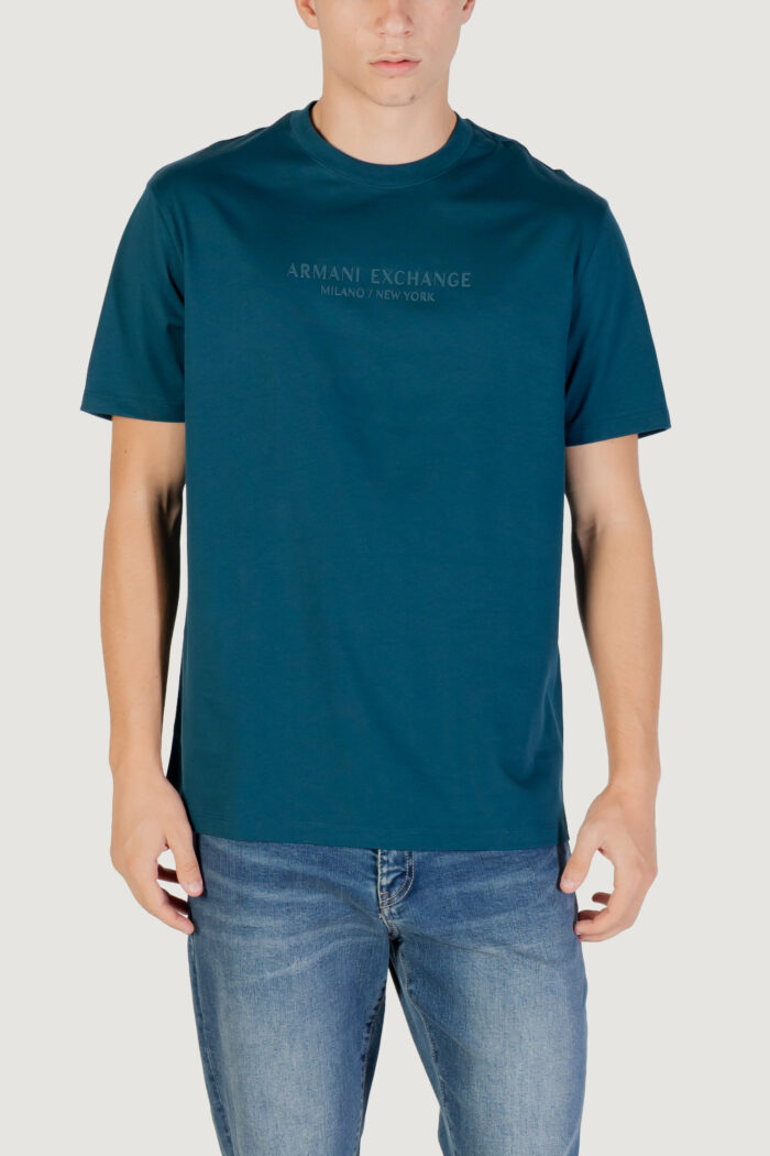 T-shirt Armani Exchange  Petrolio