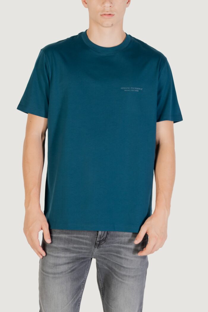 T-shirt Armani Exchange  Petrolio