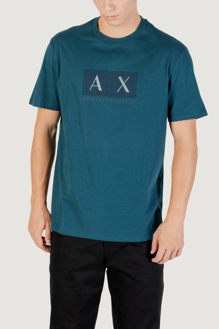 T-shirt Armani Exchange  Petrolio