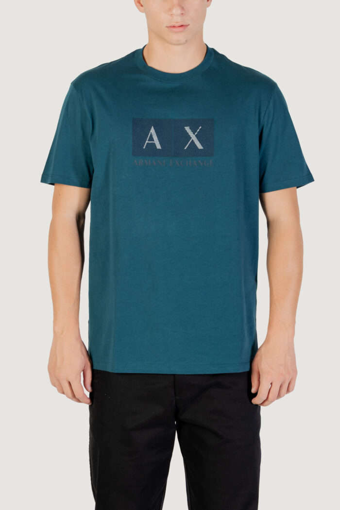 T-shirt Armani Exchange  Petrolio