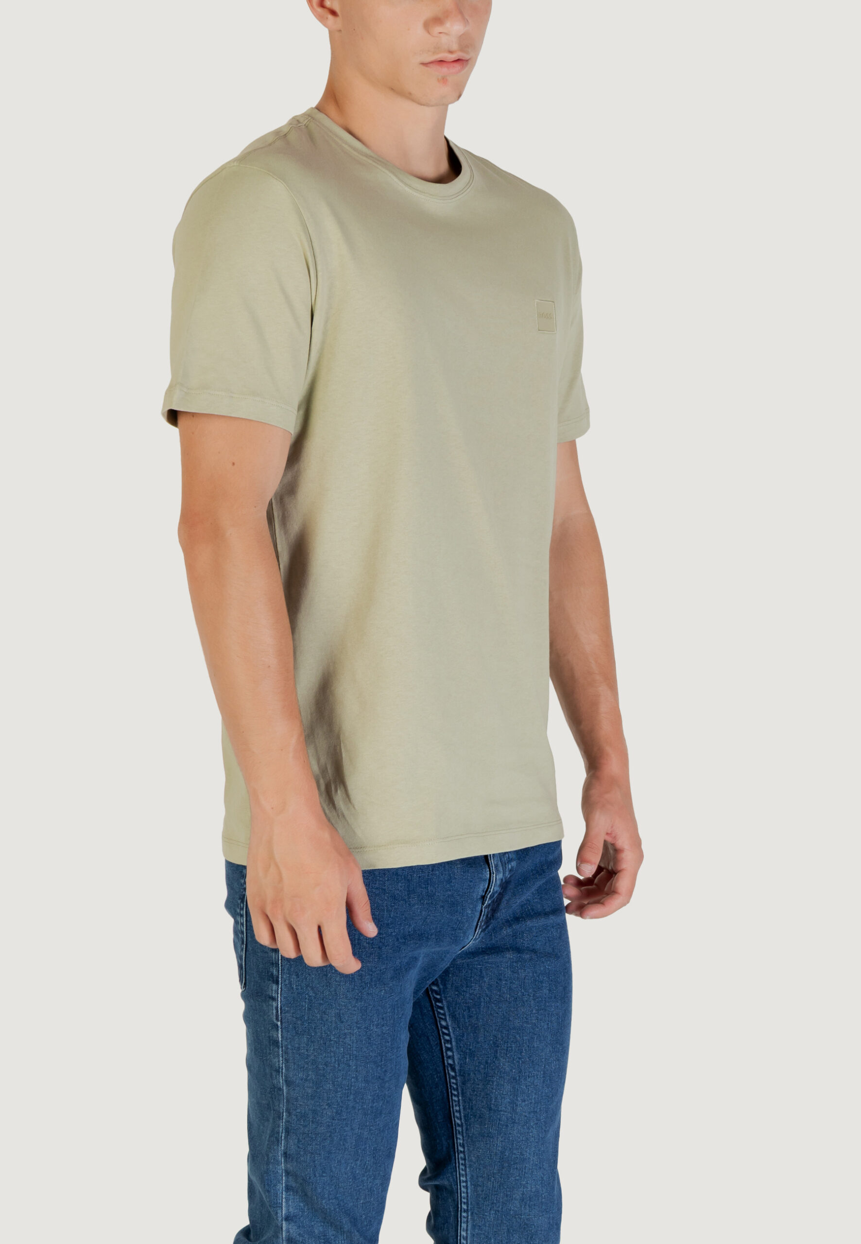 T-shirt Boss tales 10242631 02 VERDE SALVIA - Foto 4