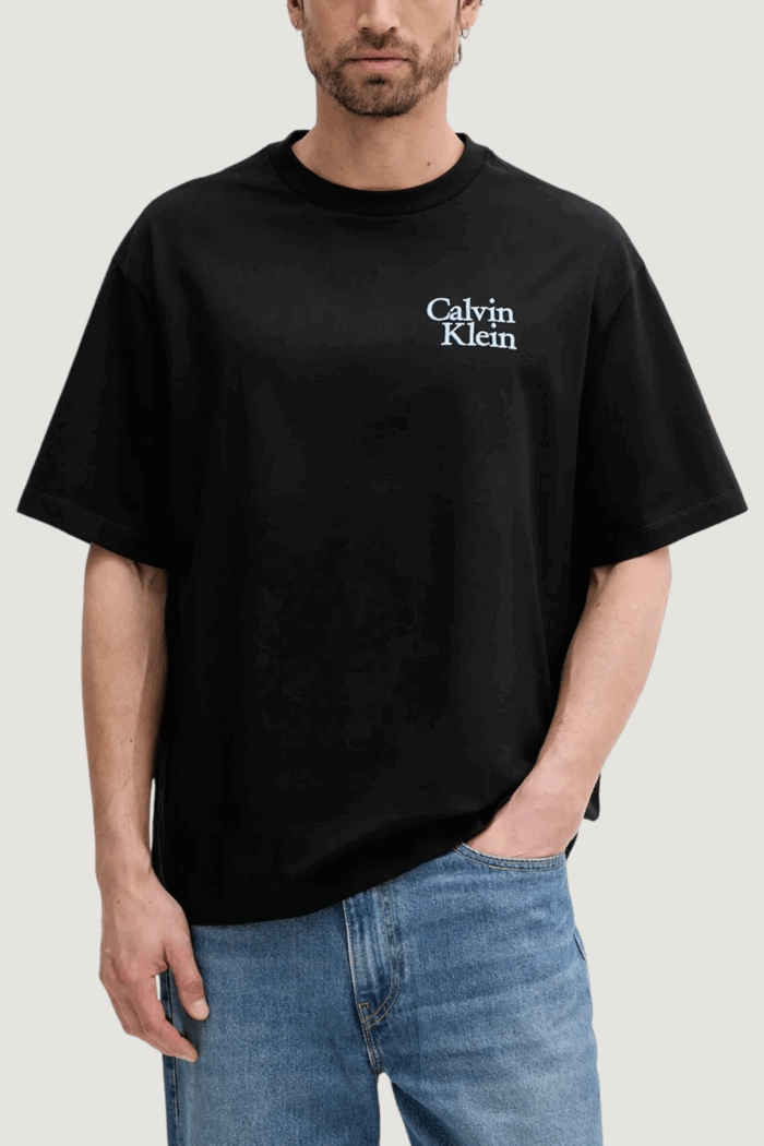 T-shirt Calvin Klein Jeans ss 16s calvin resort Nero