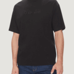 T-shirt Calvin Klein a - rel fashion logo Nero - Foto 1