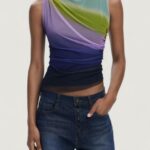 T-shirt Desigual ts_lola Viola - Foto 1