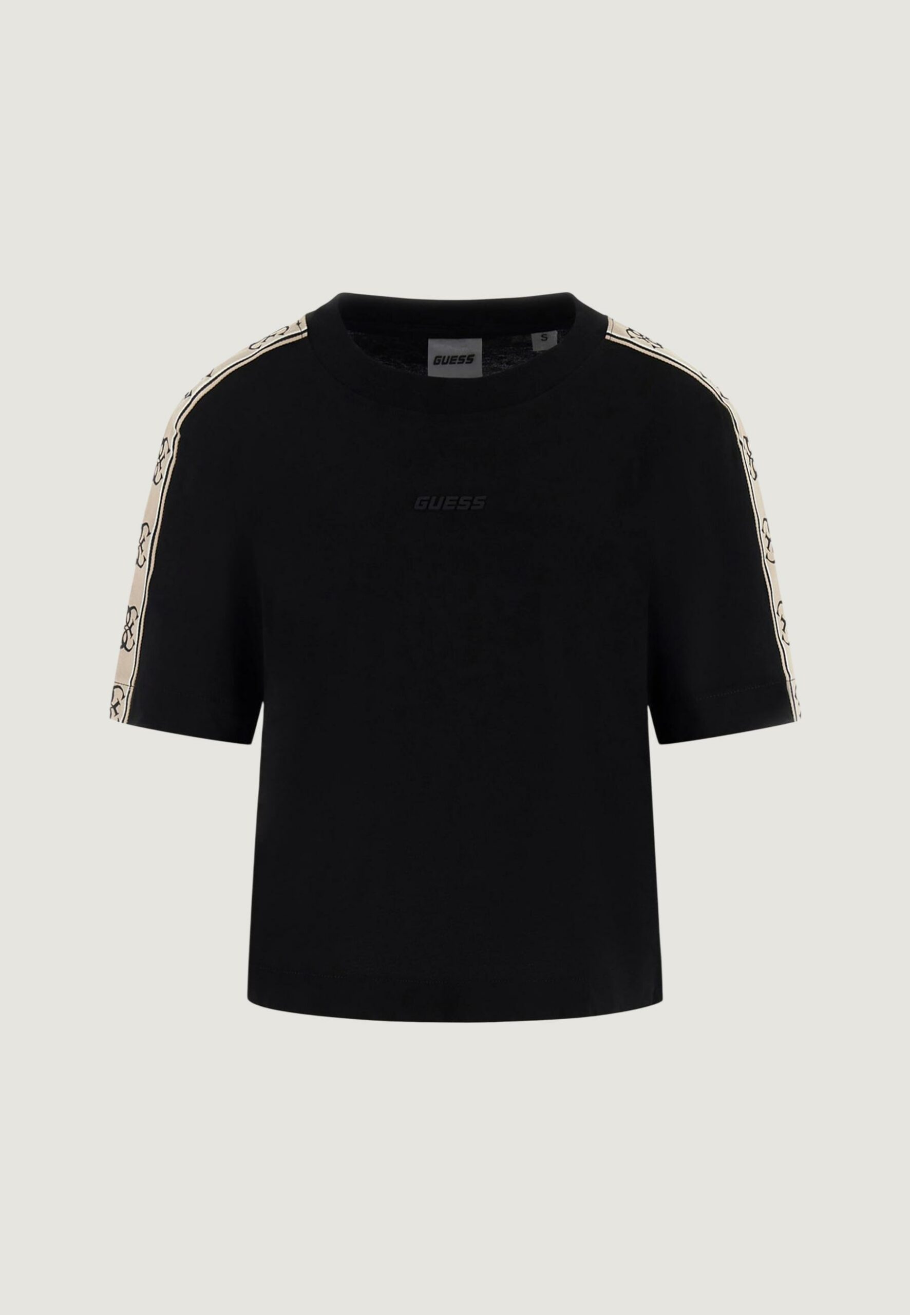 T-shirt Guess Active britney crop tee Nero - Foto 1