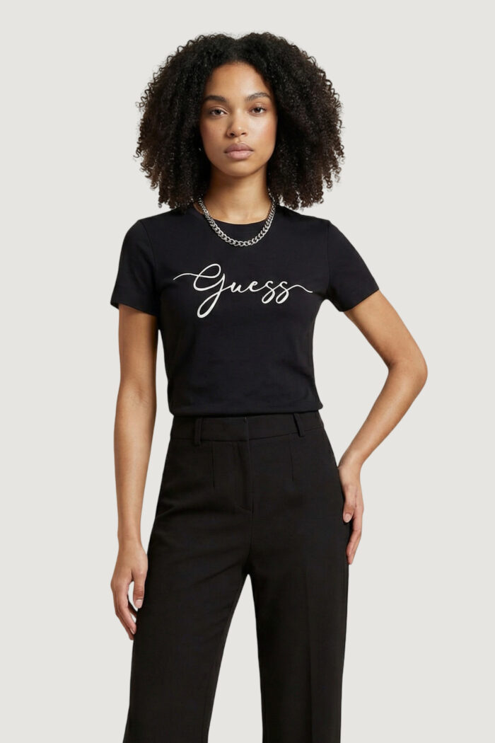 T-shirt Guess Active circe ss cn t-shirt Nero