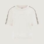 T-shirt Guess Active britney crop tee Panna - Foto 1