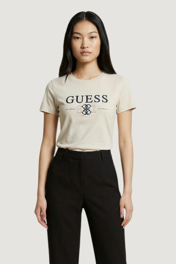 T-shirt Guess steffi cn ss t-shirt Avorio