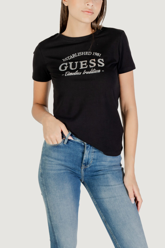 T-shirt Guess Active nina ss cn t-shirt Nero