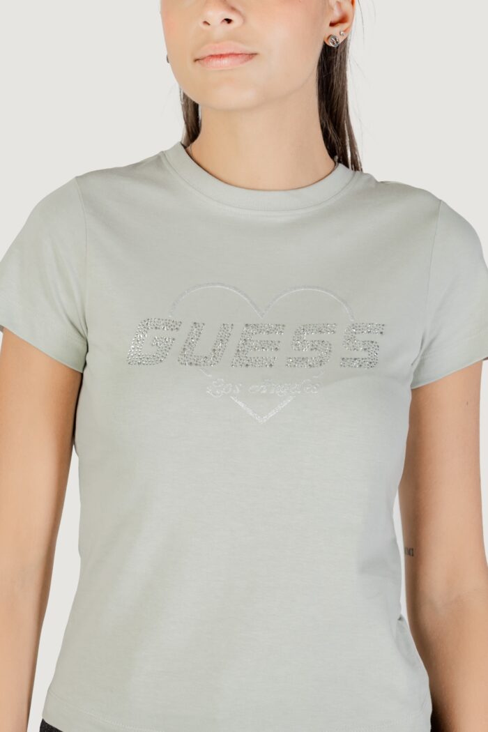 T-shirt Guess Active narciso cn t-shirt VERDE SALVIA
