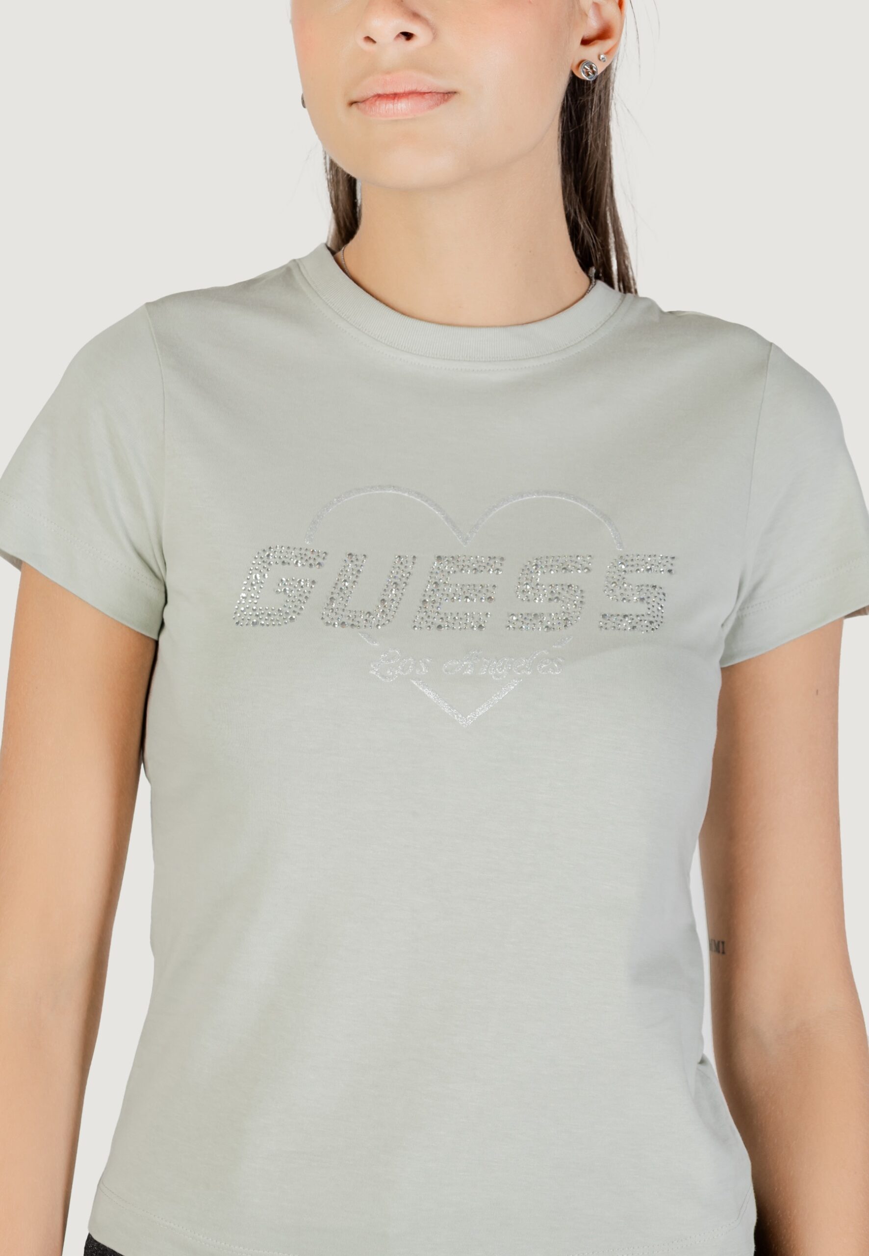T-shirt Guess Active narciso cn t-shirt VERDE SALVIA - Foto 2