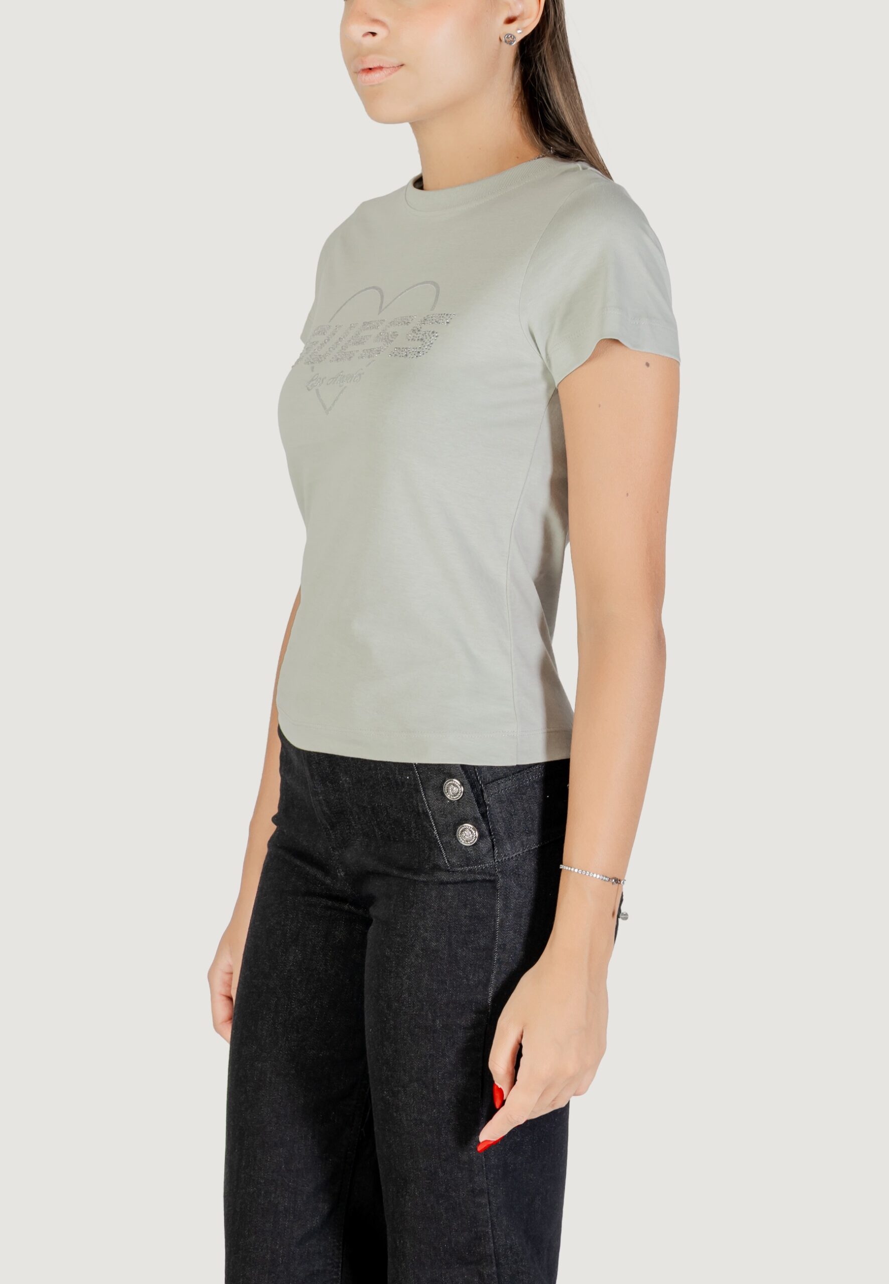 T-shirt Guess Active narciso cn t-shirt VERDE SALVIA - Foto 4