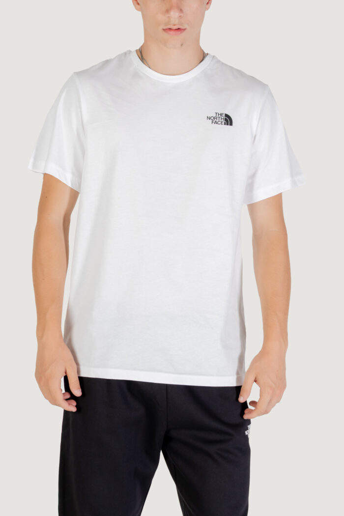 T-shirt THE NORTH FACE m ss box nse tee Bianco