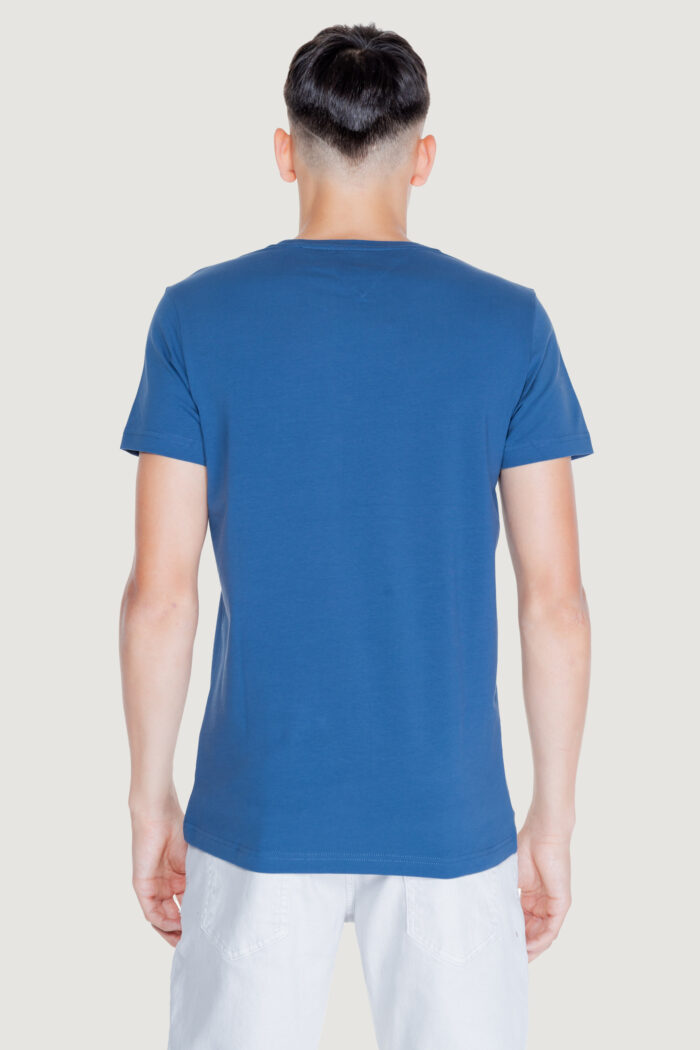 T-shirt Tommy Hilfiger stretch slim fit tee Blu