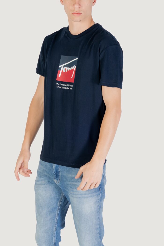 T-shirt Tommy Hilfiger Jeans tjm reg rwb dna tee Blue scuro