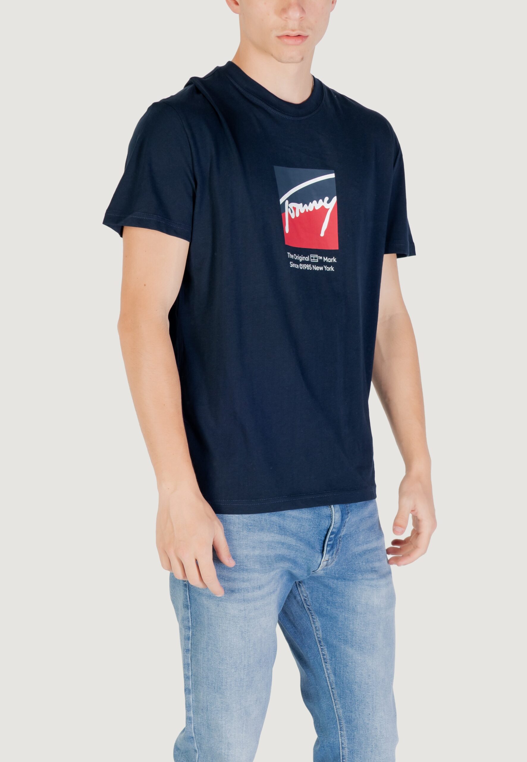 T-shirt Tommy Hilfiger Jeans tjm reg rwb dna tee Blue scuro - Foto 3