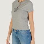 T-shirt Tommy Hilfiger Jeans tommy girl graphic t Grigio Chiaro - Foto 1
