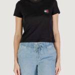 T-shirt Tommy Hilfiger Jeans tjw reg sh tommy us Nero - Foto 1