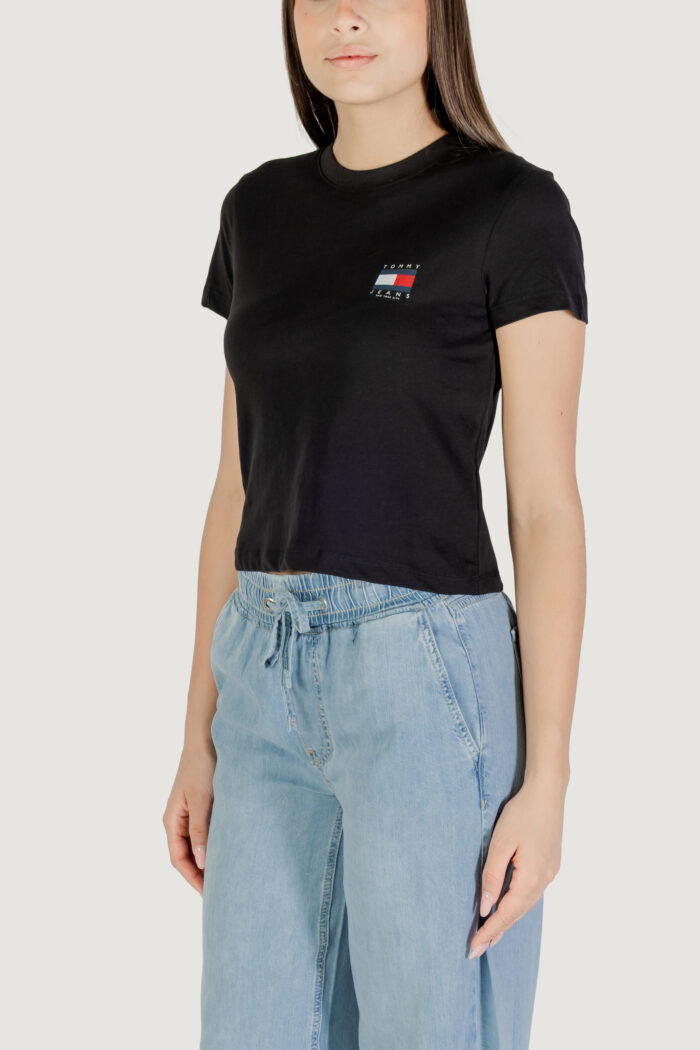 T-shirt Tommy Hilfiger Jeans tjw reg sh tommy us Nero