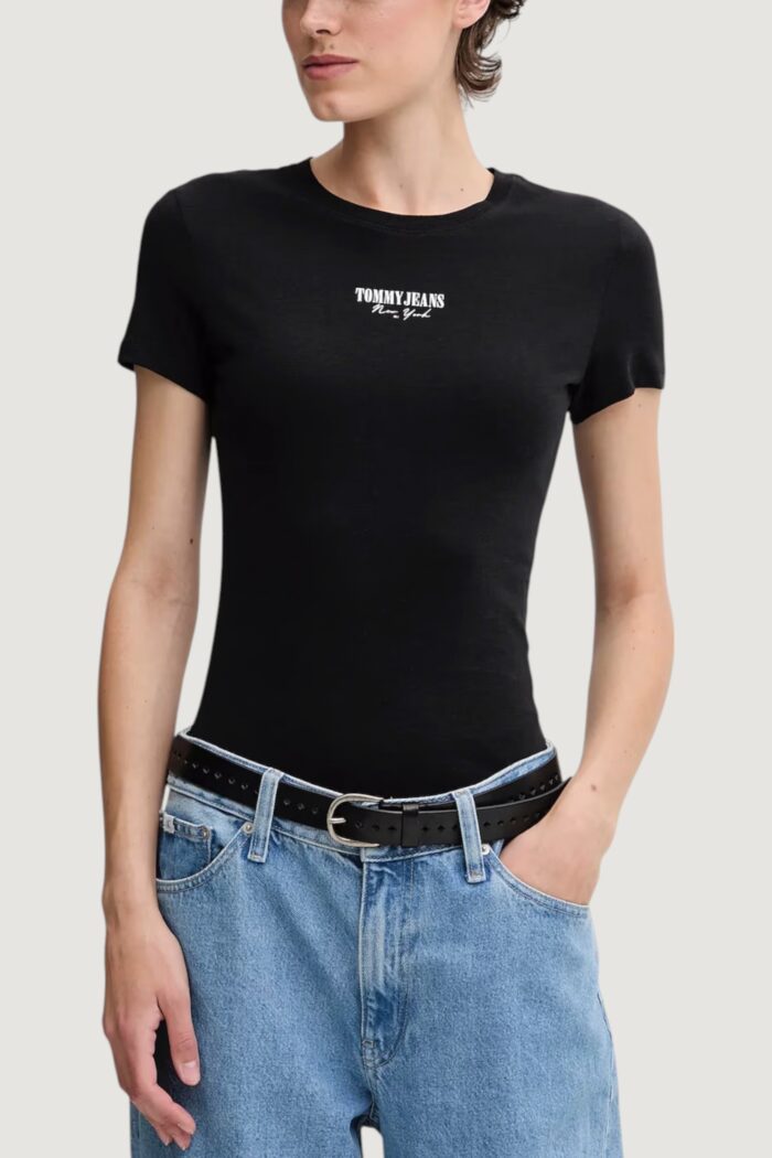 T-shirt Tommy Hilfiger Jeans tjw slim essential l Nero