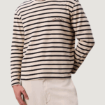 T-shirt manica lunga Calvin Klein Jeans ls compact rib strip Bianco - Foto 1