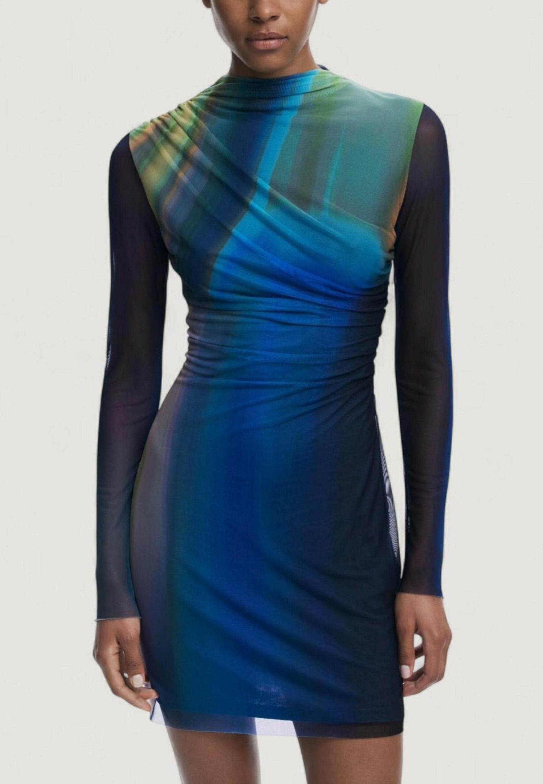 Vestito corto Desigual vest_shira Azzurro - Foto 1