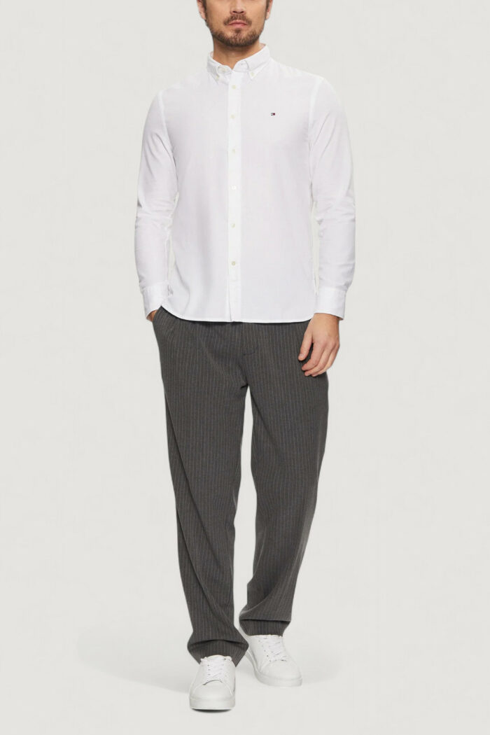 Camicia manica lunga Tommy Hilfiger flex dobby sf shirt Bianco