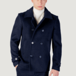 Cappotto YOS peacot panno Blue scuro - Foto 1