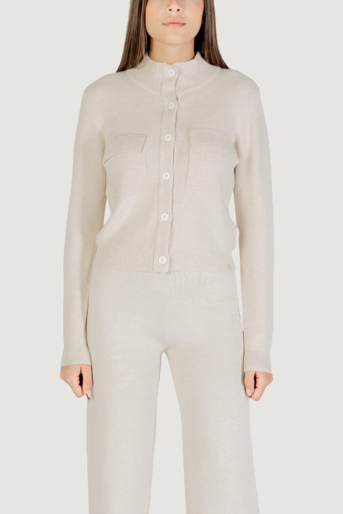 Cardigan Choral Avorio