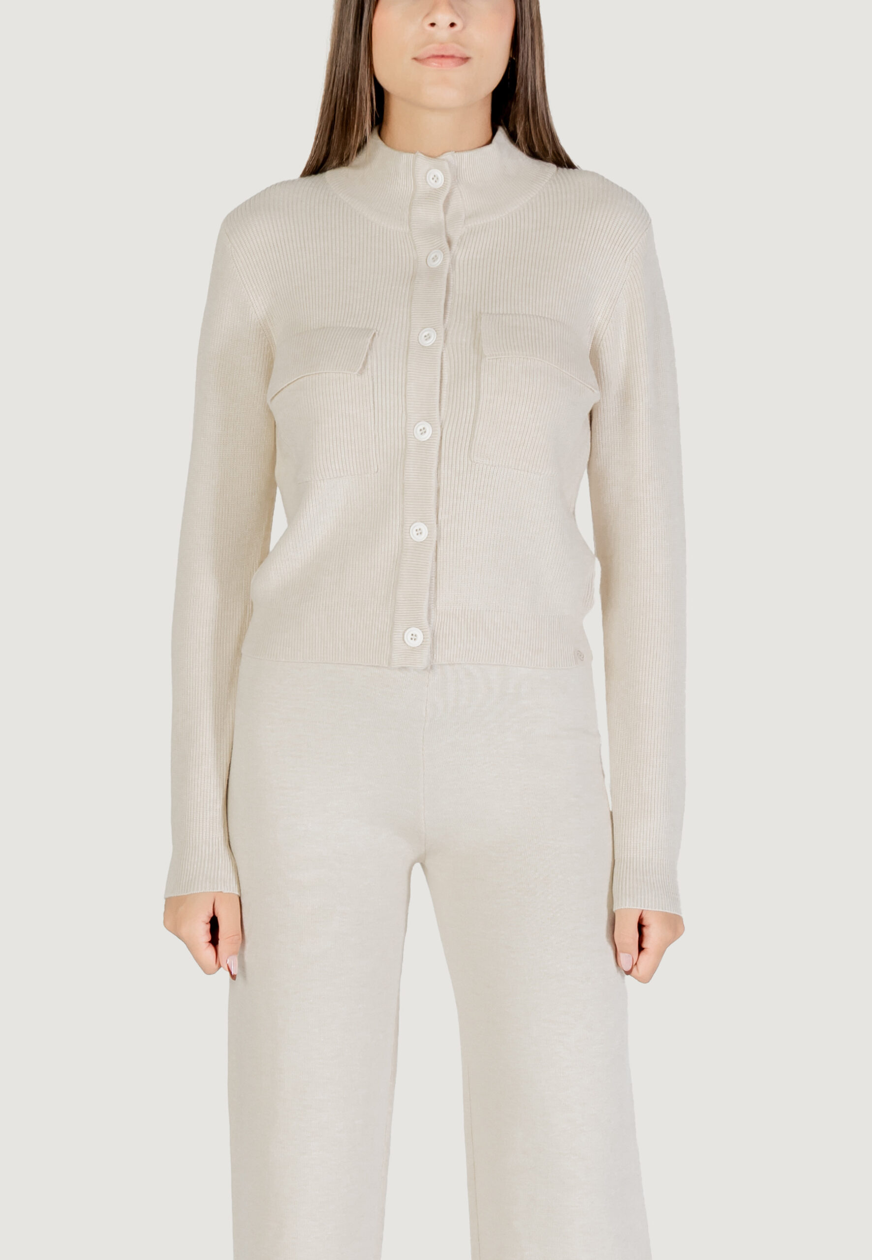 Cardigan Choral Avorio - Foto 1