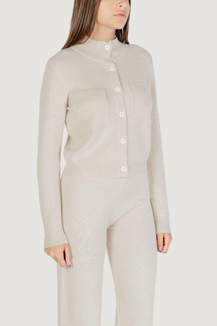 Cardigan Choral Avorio