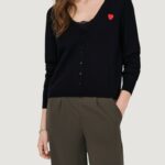 Cardigan Jacqueline de Yong jdykate l/s v-neck emb. cardigan knt Nero - Foto 1