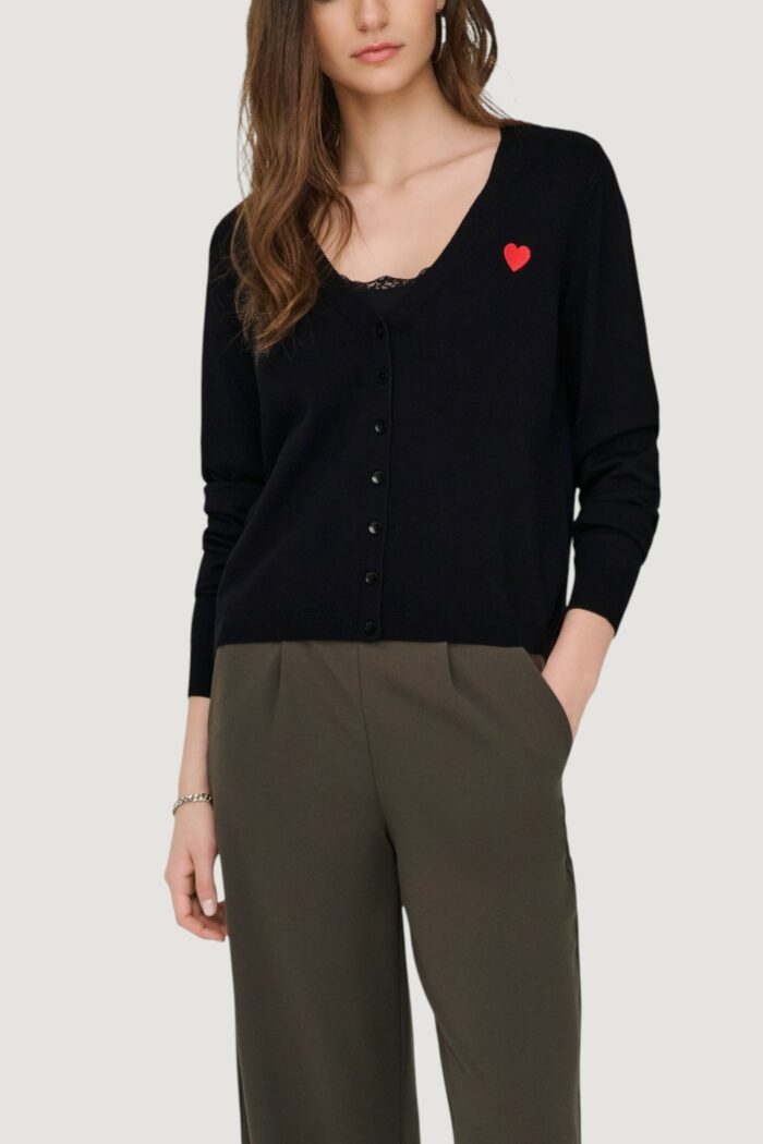 Cardigan Jacqueline de Yong jdykate l/s v-neck emb. cardigan knt Nero