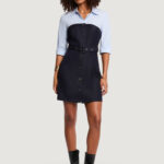 Vestito midi Morgan De Toi Denim scuro - Foto 1