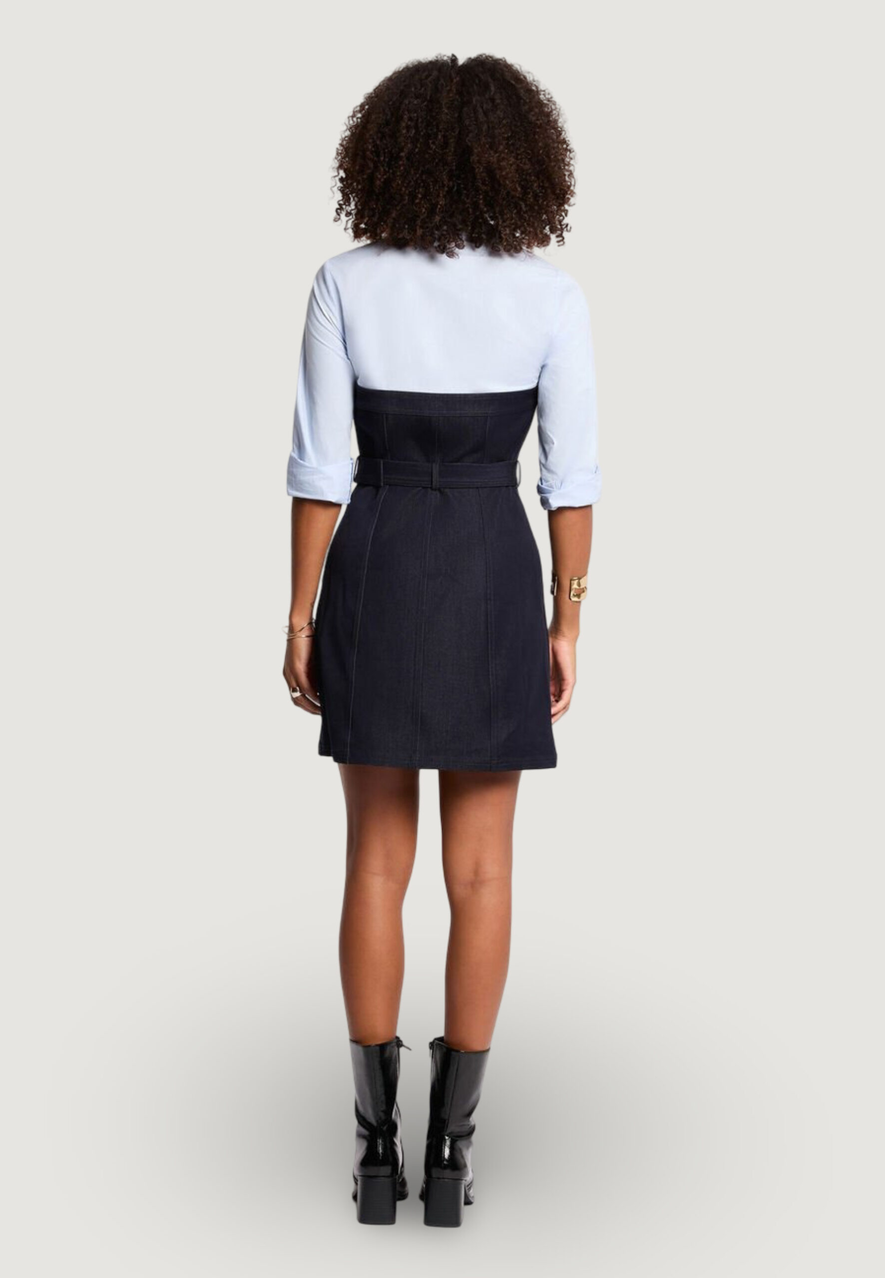 Vestito midi Morgan De Toi Denim scuro - Foto 2