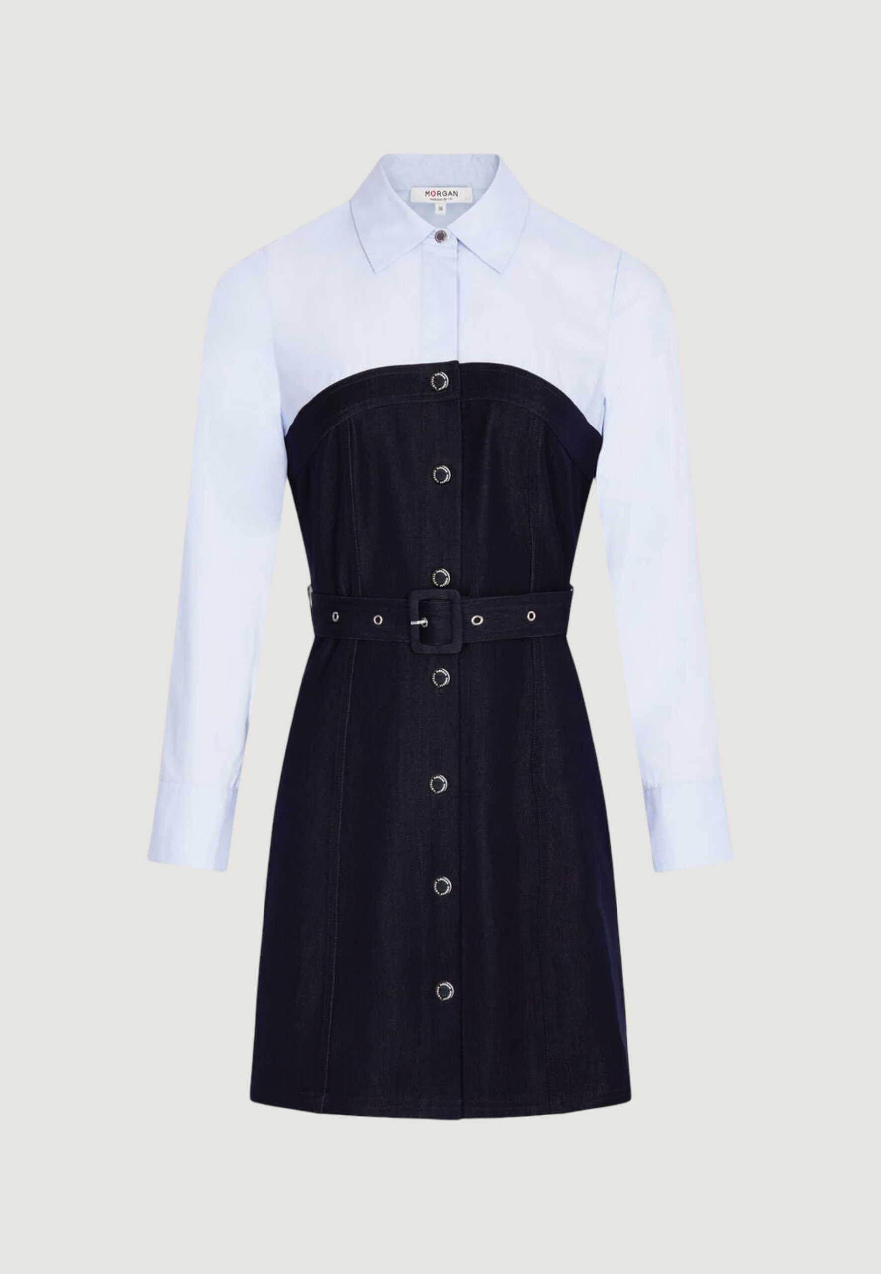 Vestito midi Morgan De Toi Denim scuro - Foto 5