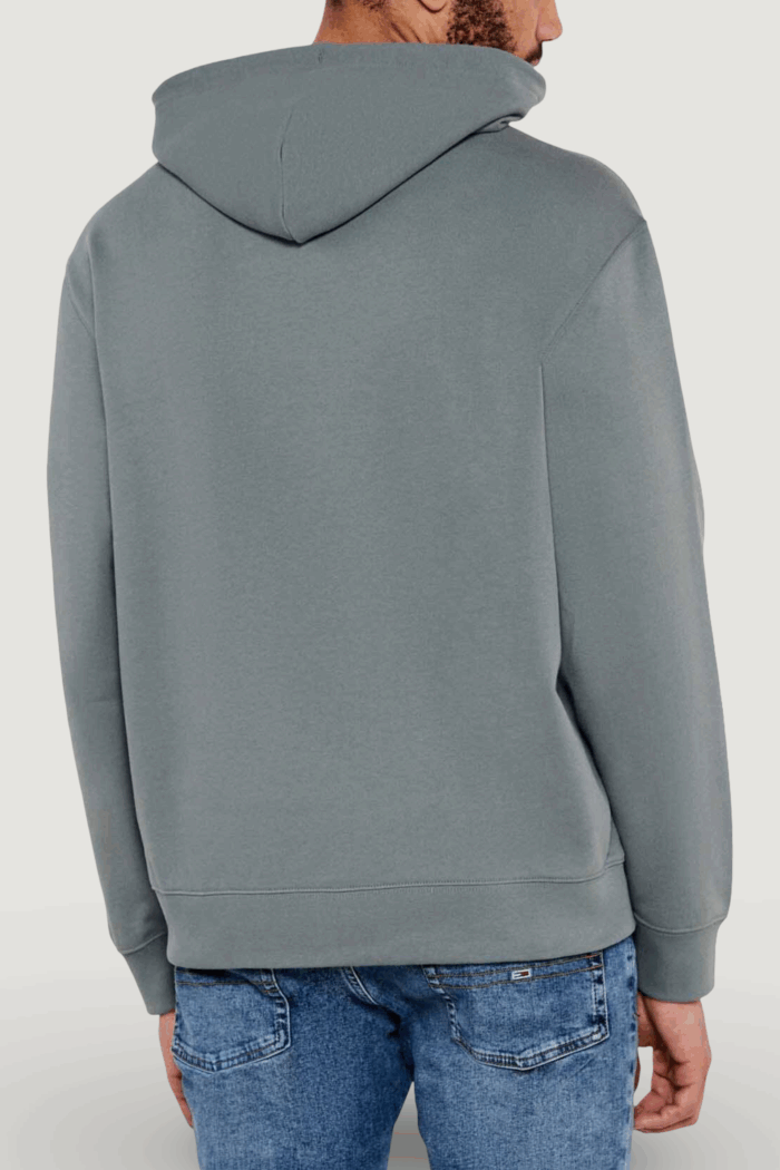 Felpa con cappuccio Calvin Klein Jeans ls eu 350terry calvi Grigio