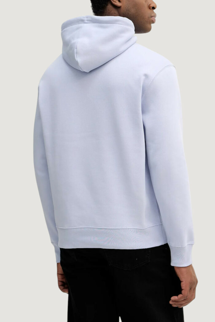 Felpa con cappuccio Calvin Klein Jeans Lilla