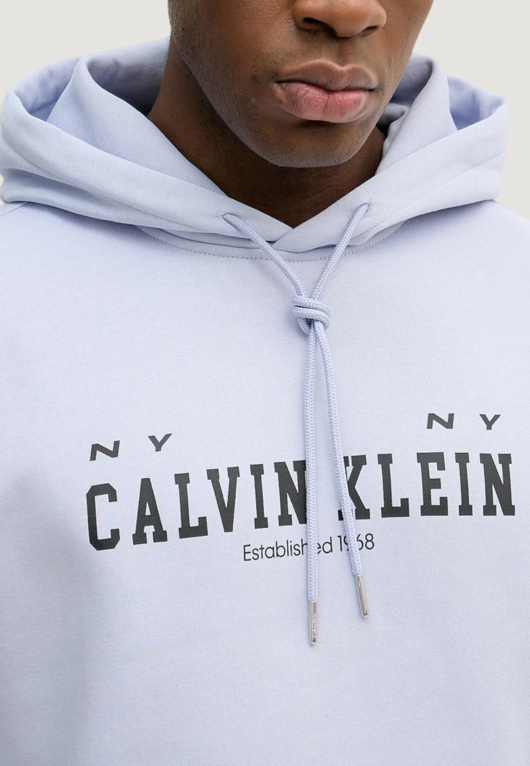 Felpa con cappuccio Calvin Klein Jeans Lilla - Foto 4