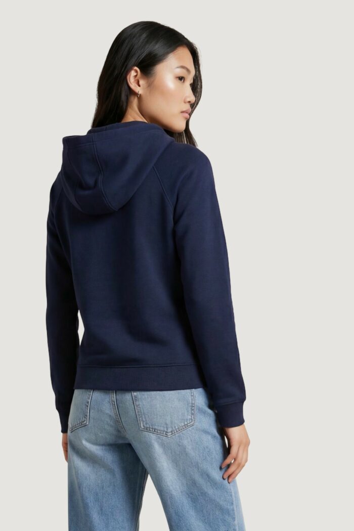 Felpa senza cappuccio Liu-Jo ecs aperta Blue scuro