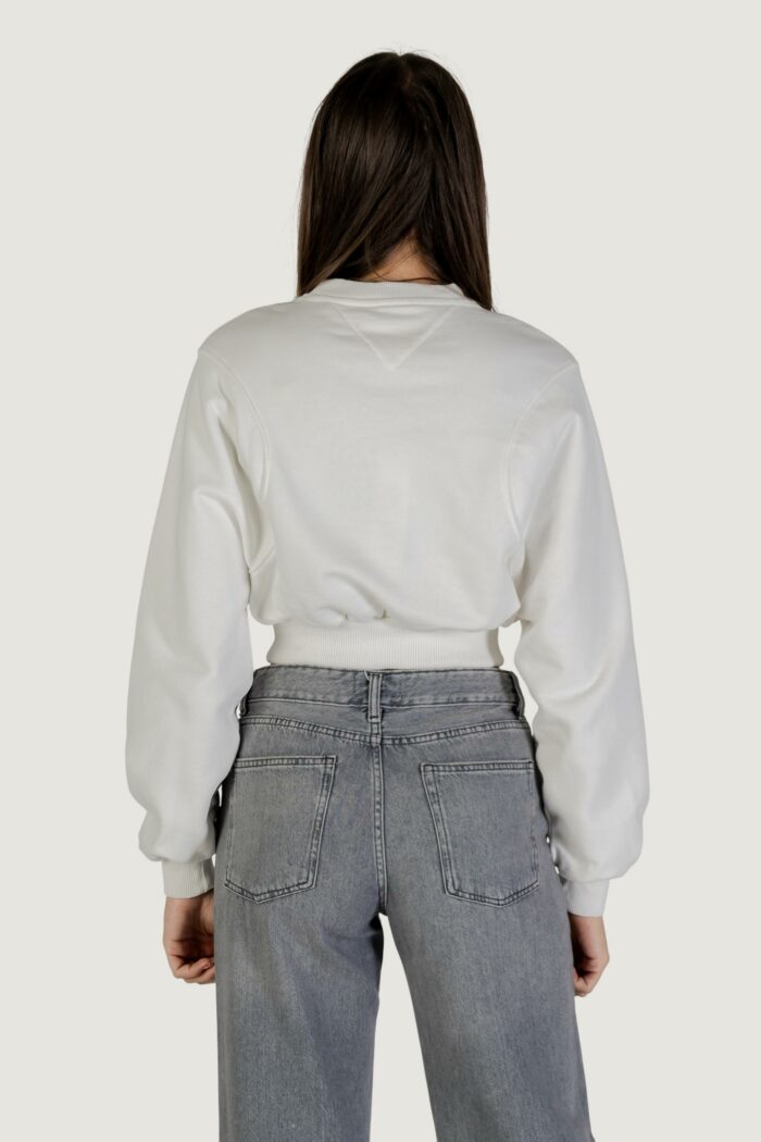 Felpa senza cappuccio Tommy Hilfiger Jeans tjw crp s-flag crew Panna