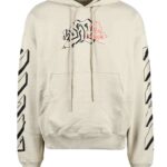 Felpa con cappuccio OFF-WHITE Beige - Foto 1