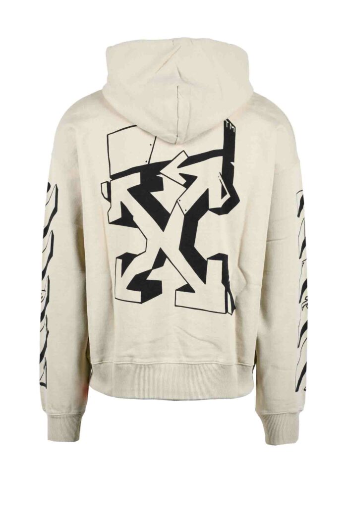 Felpa con cappuccio OFF-WHITE  Beige