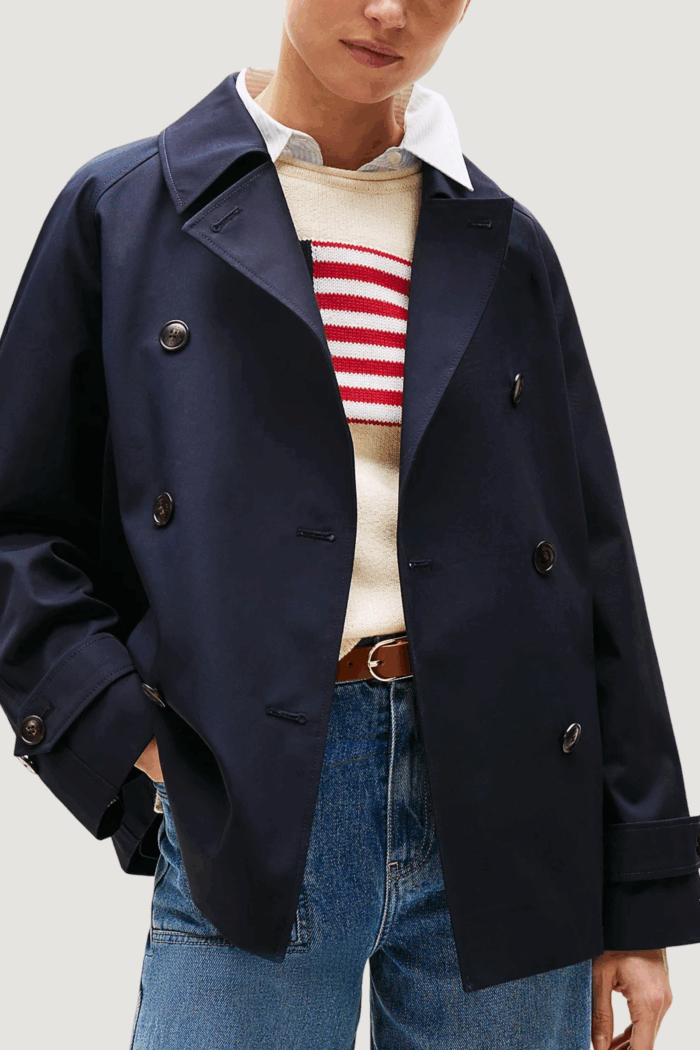 Giacchetto Tommy Hilfiger cotton reg short tre Blue scuro