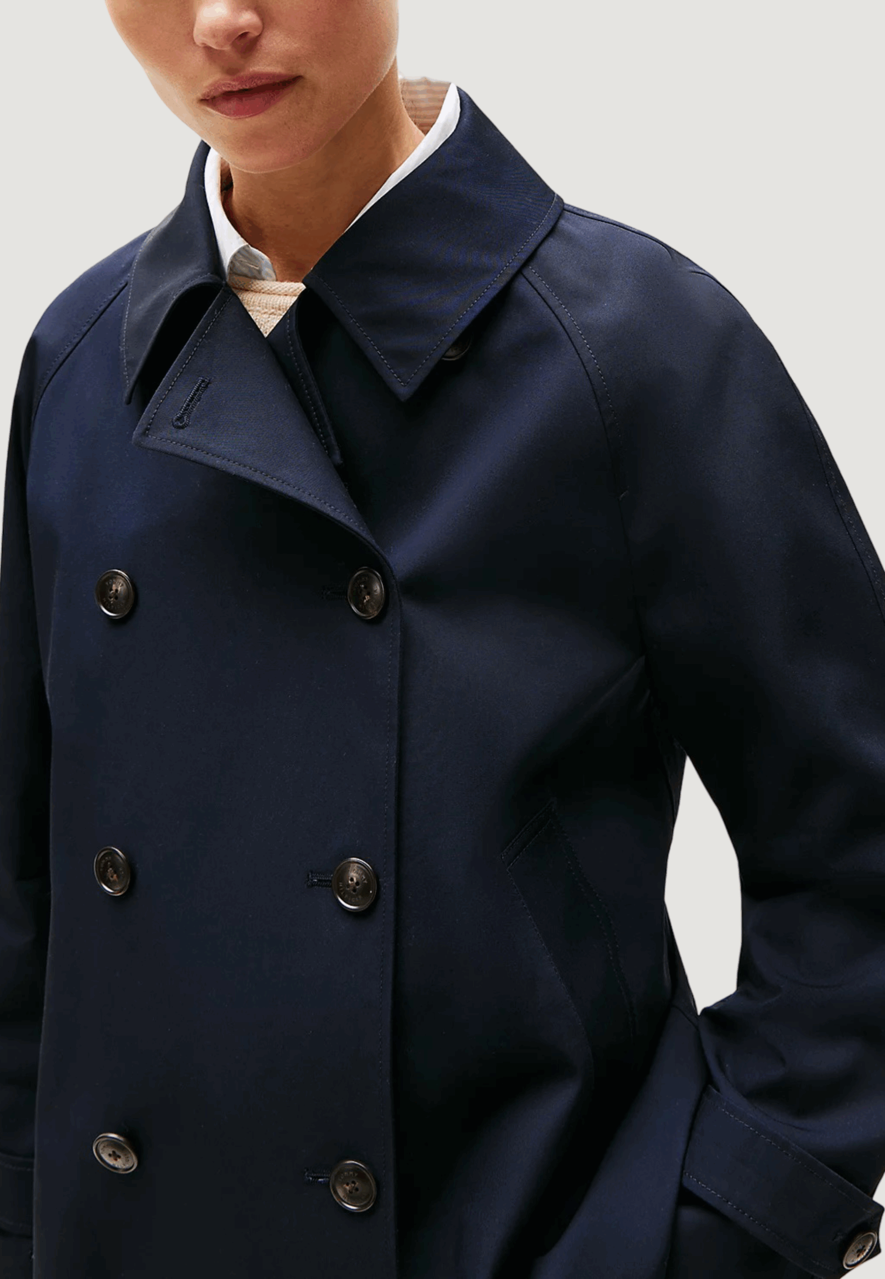 Giacchetto Tommy Hilfiger cotton reg short tre Blue scuro - Foto 4