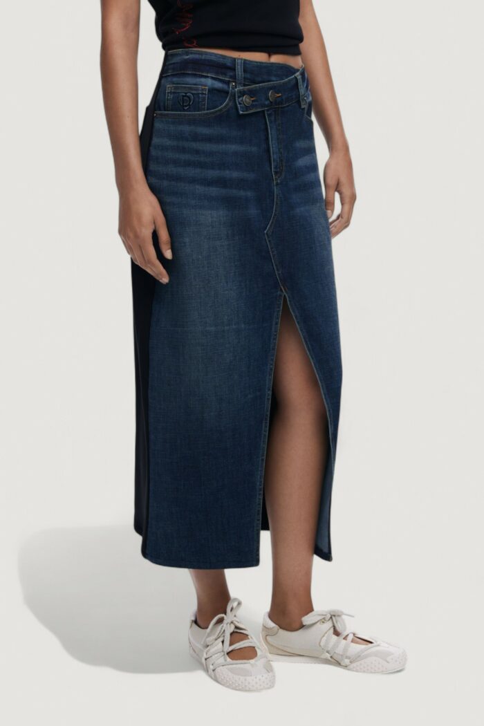 Gonna lunga Desigual fal_twisted Denim